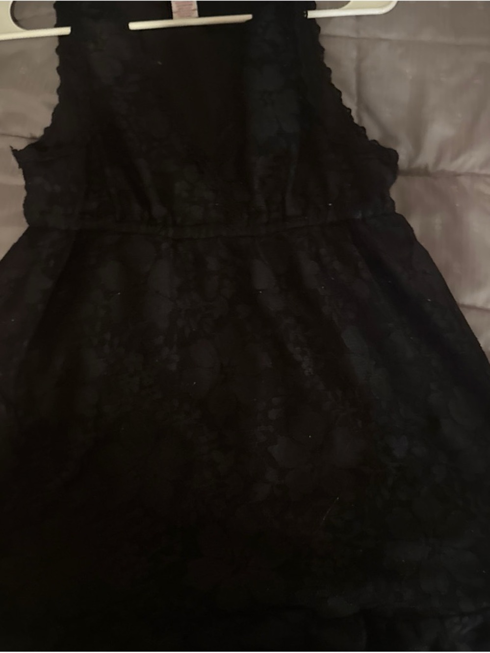 Candie's Black Lace Sleeveless Dress